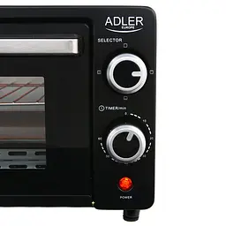 Електрична піч духовка Adler AD 6003 об'єм 9 л потужність 1400 Вт - мініатюра 6