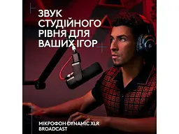 Мікрофон студійний/ для ПК Logitech G Yeti Studio Active Dynamic XLR White (988-000566) - мініатюра 2