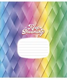 Зошит загальний Школярик Genius Crazy rainbow у лінію 24 аркушів 25 шт. (024-3217L) - мініатюра 4