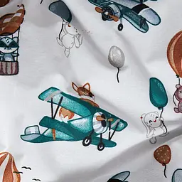 Комплект постільної білизни Moon&Star Бязь Gold Люкс Cloud Adventures двоспальний 175х210 наволочки 4х50х70 - мініатюра 5
