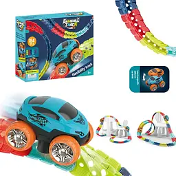 Інтерактивний трек з інерційною машинкою SHT 388 Changeable Trak (184pcs/1CAR) Colorful Epik - мініатюра 2