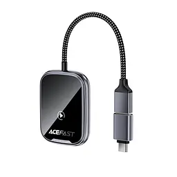 Адаптер ACEFAST QC1 CarPlay wireless adapter for car Metal Gray (6974316285793) - мініатюра 4