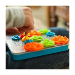 Ігровий набір Fat Brain Toys Різнокольорові шестерінки Crankity (F140ML) - мініатюра 5