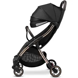 Прогулянкова коляска Lionelo Julie One Black Gold, чорна (LO-JULIE ONE BLACK GOLD) - мініатюра 6