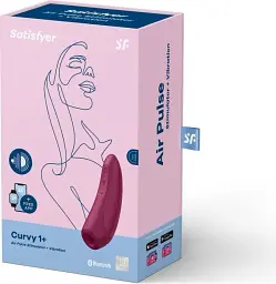 Вібратор з вакуумною стимуляцією Satisfyer Curvy 1+ Rose Red (SO3780) [95850] - мініатюра 7