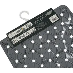 Килимок для ванної Eco Fabric Трикутники 68х37 см сірий (6837-012) - мініатюра 6
