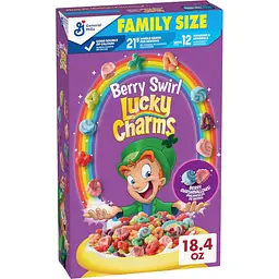 Сухий сніданок Lucky Charms Berry Swirl з маршмелоу, 521г