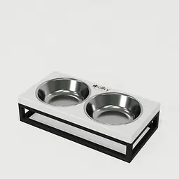 Hollky Base XS — миски на підставці для маленьких собак та котів (2 × 0,25 л) - мініатюра 2