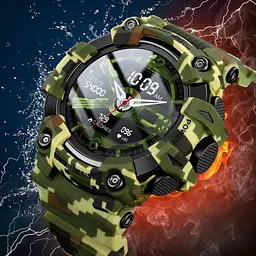 Смарт-годинник Skmei S231 силіконовий ремінець Army Camouflage (16696) - мініатюра 3