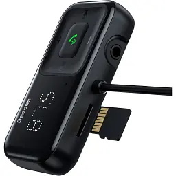 FM-трансмітер Baseus T Shaped S-16 Car Black (CCMT000201) [114563] - мініатюра 3