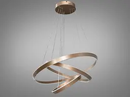 Підвісна LED-люстра з димером Diasha 5153/800+600+400CF