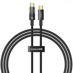 Кабель Baseus Explorer Series Auto Power-Off Type-C to Type-C 100W (2m) black (P10319704111-00)