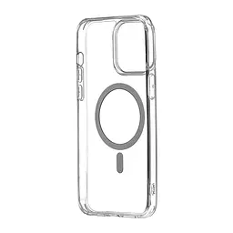 Чохол Silicone Clear Case with MagSafe iPhone 15 Pro Max Transparent - мініатюра 2