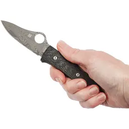 Ніж Spyderco SpyOpera Carbon Fiber Damasteel Thor - мініатюра 5