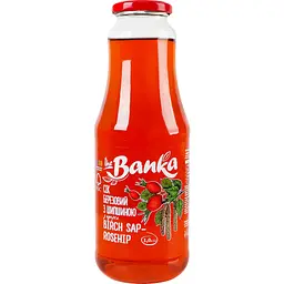 Сік The Banka березовий з настоєм шипшини 1 л