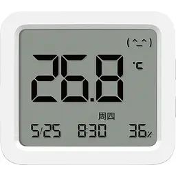 Термогігрометр Xiaomi MiJia Smart Thermometer and Hygrometer 3 (MJWSD05MMC) [80896]