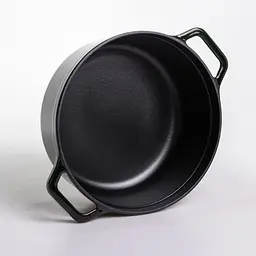 Кокотниця чавунна емальована 6,5 л, малахіт Yongkang HP-FLG-12 green - мініатюра 5
