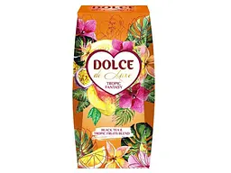 Чай фасований чорний DOLCE de Luxe 90 г зі шматочка