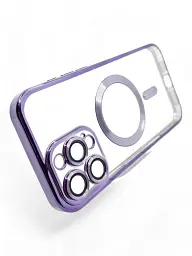 Чохол до мобільного телефона BeCover TPU Chrome Case (MagSafe) для Apple iPhone 16 Pro Purple (712084) - мініатюра 3