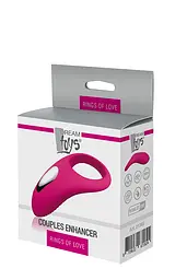Ерекційне віброкільце Rings Of Love Couples Enhancer Magenta - мініатюра 2
