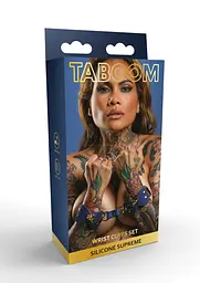 Наручники Taboom Silicone Supreme Wrist Cuffs Set синій - мініатюра 7