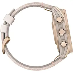 Смарт-годинник Garmin Fenix 8 AMOLED Sapphire 43mm Soft Gold with Limestone Leather Band [010-02903-40] [115170] - мініатюра 6