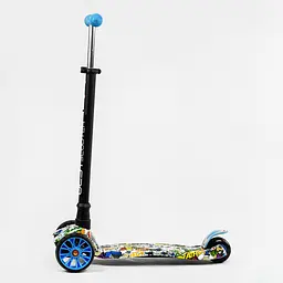 Самокат Maxi Best Scooter 59х15х30 см Різнобарвний 000231327 - мініатюра 3