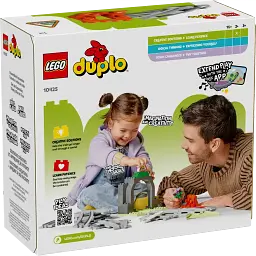 Конструктор LEGO DUPLO Додатковий набір. Залізничний тунель і колії, 20 деталей (10425) - мініатюра 9