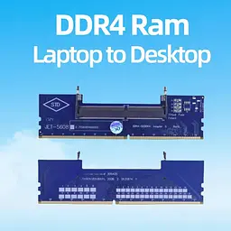 Конвертер Dynamode DDR4 Laptop SO-DIMM to Desktop DIMM RAM Memory - мініатюра 2