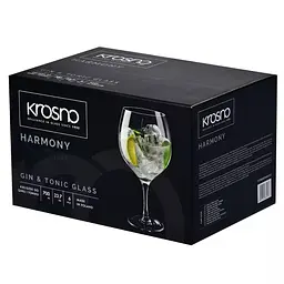 Набір келихів для джин-тоніка Krosno Harmony, 700 мл, 6 шт. (831978) - мініатюра 3