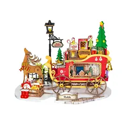 Конструктор Robotime Rolife Wooden 3D Reindeer Express (DS059) - мініатюра 2