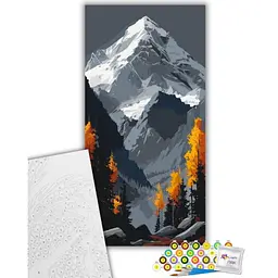 Картина за номерами "Нескорена вершина" 40х80 см - мініатюра 2