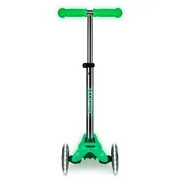Самокат дитячий Micro Mini Deluxe Glow LED 3-колісний крижаний лайм (MMD216) - мініатюра 4