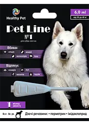 Краплі проти зовнішніх паразитів для собак Healthy Pet Line №1 від 30 до 40 кг 209154