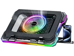Охолоджувальна підставка для ноутбука до 19 дюймів GamePro GPCP-950 1xfans - мініатюра 1