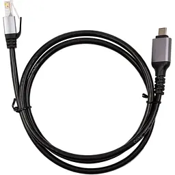 Кабель PowerPlant USB Type-C - RJ45, 1 м