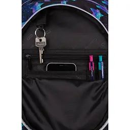Набір: Рюкзак CoolPack Jerry Star Night (F029830) + Пенал на блискавці CoolPack Campus Rainbow Nigh з органайзером для ручок 23x9x5 см (F062900) - мініатюра 6