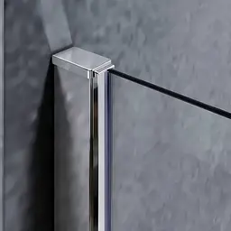 Шторки скляні на ванну Koer SR BS05-90x140-TR-01 прозоре скло Easy Clean 6 мм, хром KR5372, Універсальна, прозорий, хром - мініатюра 10