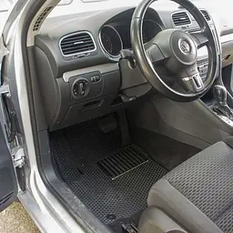 Килимки в салон EVA для Volkswagen Golf VI 2008-2012 з підп'ятником Червоно-Червоний кант 5 шт - мініатюра 8