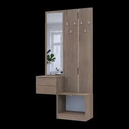 Передпокій Doros Сола 2+3 Канноло/Кашемір ДСП / дзеркало 105х40х215 (42005234) - мініатюра 4