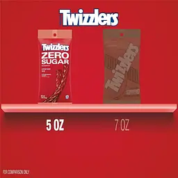 Жувальні цукерки Twizzlers Zero Sugar Strawberry Twists 141г - мініатюра 6