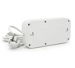 Мережевий фільтр-подовжувач Voltronic FU09W, 3 розетки EU + 4 USB + 1 PD, 2 м, 3×0,75 мм, 2500 Вт, White - мініатюра 2