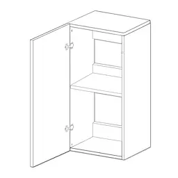 Акваріумна тумба Dupla Cube Stand 80 High gloss black 45x45x90 см (80910) - мініатюра 4
