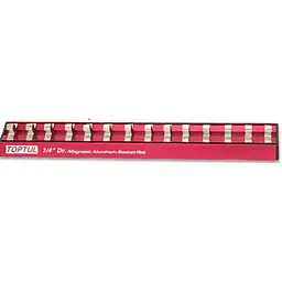 Планка для голівок (магнітна) 3/8"*240*12шт PBKB2R2412 Toptul hoz0009208