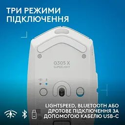 Миша Logitech G305 X Superlight White (910-007747) [177468] - мініатюра 10