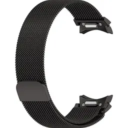 Ремінець ArmorStandart Milanese Magnetic для Samsung Galaxy Watch 7/FE/6/6 Classic/5/5 Pro/4/4 Classic Black (ARM86842) [151809] - мініатюра 2