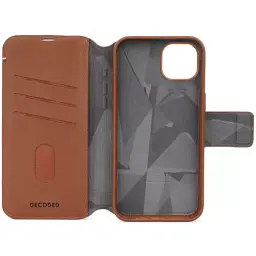Шкіряний чохол-гаманець Decoded Leather Detachable Wallet Case Tan Brown для iPhone 15 Plus (D24IPO15PLDW5TN) - мініатюра 5