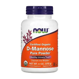 Вітамінно-мінеральний комплекс Now Foods D-Манноза, D-Mannose, порошок 170 гр. (NOW-02809)