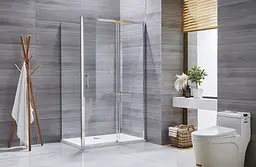 Душова кабіна без піддону Mixxus Premium Diverse SC03-100x80x195-TR хром прозоре скло 6 мм MI6865, Універсальна, прозорий, хром - мініатюра 4