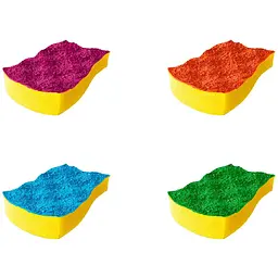 Губки кухонні для тефлону Vileda Pur Active Color, 3+1 шт. (4023103208049) - мініатюра 2